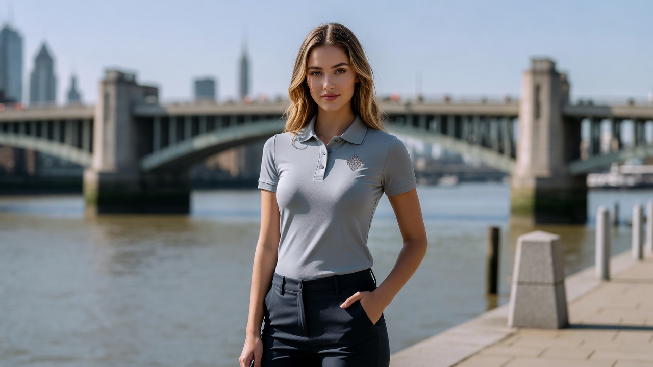 printed polo t shirt